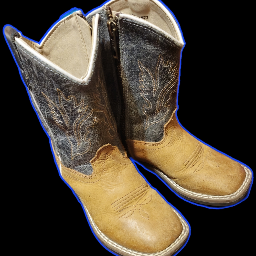 Two-Tone Western Cowboy Boots